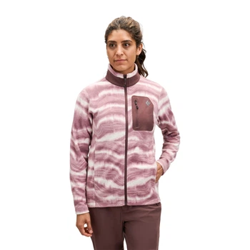 Кофта флисовая женская Black Diamond W Rift FZ Fleece Jacket S Білий-Рожевий