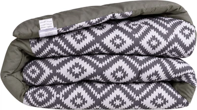 Ковдра Mirson Зимова Полуторна 140х205 Tencel №0311 Сolor Fun Line 17-0730 Silver Geo Zebra (2200014313341)