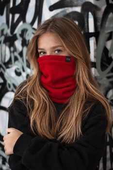 Дитячий Флісовий Баф Для Дівчинки Without Frost Red