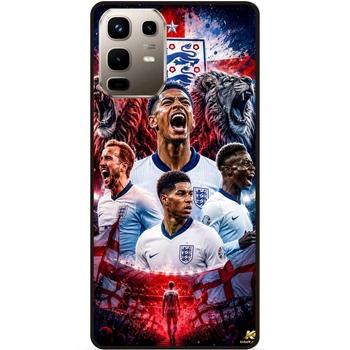 Силиконовый чехол бампер Candy для Infinix Note 50 Pro Plus 5G (X6856) с рисунком Англия футбол