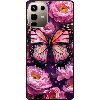 Силиконовый чехол Candy для Infinix Note 50 Pro Plus 5G (X6856) Бабочки Мотыльки