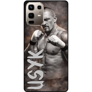 Чехол силиконовый бампер Candy для Infinix Note 50 Pro Plus 5G (X6856) с рисунком Усик Украина Бокс