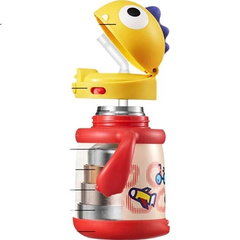 Набор детской посуды Babycare Little Dinosaur из стали 316L с подогревом 6 предметов