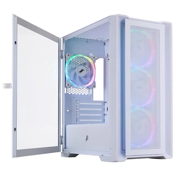 Корпус 1stPlayer T4-WH-4FS7-W, Белый - 773865