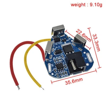 Модуль контроля заряда аккумулятора 18650 3S 6A BLUE Battery Protection Board - 772510