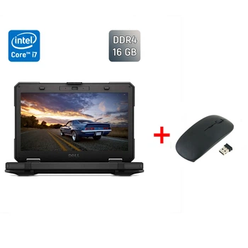 Защищенный ноутбук Dell Latitude 14 Rugged 5414 / 14" (1920x1080) IPS / Intel Core i7-6600U (2 (4) ядра по 2.6 - 3.4 GHz) / 16 GB DDR4 / 240 GB SSD / Intel HD Graphics 520 / TouchID / WebCam / Windows 10 б/у + Подарок Беспроводная мышь / USB