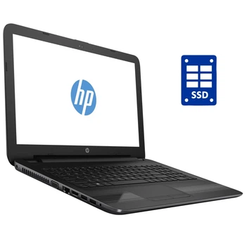 Ноутбук Б-класс HP 250 G5 / 15.6" (1366x768) TN / Intel Celeron N3060 (2 ядра по 1.6 - 2.48 GHz) / 4 GB DDR3 / 128 GB SSD / Intel HD Graphics 400 / WebCam / АКБ не держит б/у