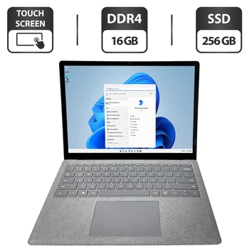 Ультрабук Microsoft Surface Laptop 4 / 13.5" (2256x1504) IPS Touch / AMD Ryzen 5 4680U (6 (12) ядер по 2.2 - 4.0 GHz) / 16 GB DDR4 / 256 GB SSD / AMD Radeon RX Vega 7 Graphics / WebCam б/в