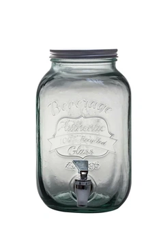 Диспенсер з кришкою та краником authentic 25х18 см, 4л скло прозорий Vidrios san miguel (541#5968g20)