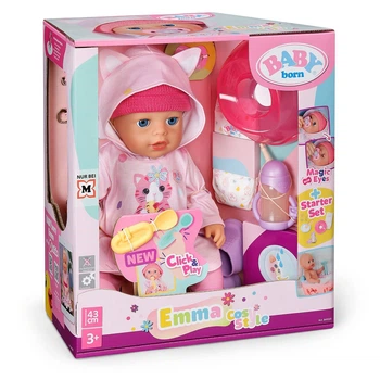 Кукла Baby Born серии Click & Play – Эмма в костюме с ушками (43 см)