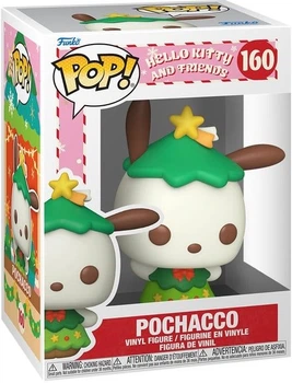 Фігурка Funko POP! Sanrio: Merry Market — Pochacco (Почакко у новорічному стилі) #160