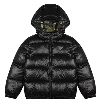 Куртка GUESS, арт. L6YL01W2655 JBLK, black logo puffer jacket, розмір 10, 130-137 см