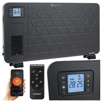 Конвектор электрический Kaminer Ziflo 26403, 2300 Вт, турборежим, ЖК-дисплей, Wi-Fi, пульт ДУ.