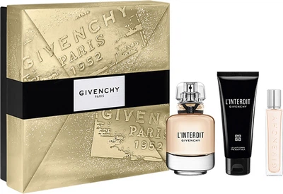Набір для жінок Givenchy L`interdit Парфумована вода 50 мл + Парфумований лосьйон для тіла 75 мл + Мініатюра Парфумована вода 12.5 мл (3274872519596)