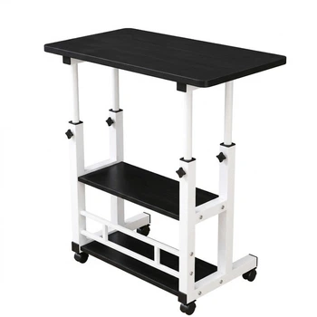 Мобильный столик RIAS MD-C-002 2 полки регулировка высоты 60×40 см Black (3_08779)