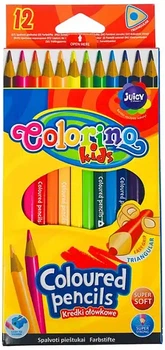 Олівці кольорові Colorino Jumbo 12 шт. 12 кольорів (51798PTR) (5907690851798)
