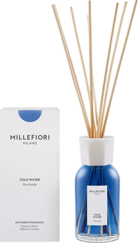 Аромадифузор з паличками Millefiori Milano Cold Water 250 мл (8033275428592)