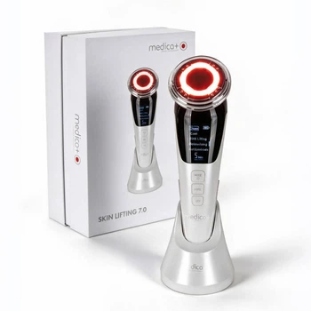Мікрострумовий RF Lifting Масажер для обличчя MEDICA+ Skin Lifting 7.0 White - EMS, LED