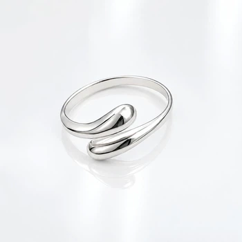Серебряное кольцо Капельки 17,5 р