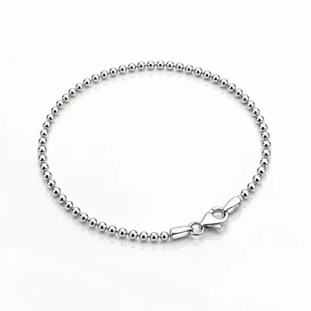 Серебряный браслет "Шарики" 19 см DIVA