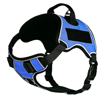 Шлея нейлонова для собак середніх і великих порід Вefore Quest S синя