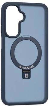 Чохол для смартфона Samsung Galaxy A17 4G / A17 5G Evelatus Shield Case With MagSafe & Stand Matte Ring Navy Blue (EVESAMA17SCMSMRNB)
