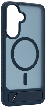 Чохол для смартфона Samsung Galaxy A57 Evelatus Rubber Coated MagSafe With Stand Case Navy Blue (EVESAMA57RCMWSNB)