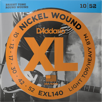 Struny do gitar elektrycznych D'Addario EXL140 Nickel XL Light Top/Heavy Bottom (19954141356)