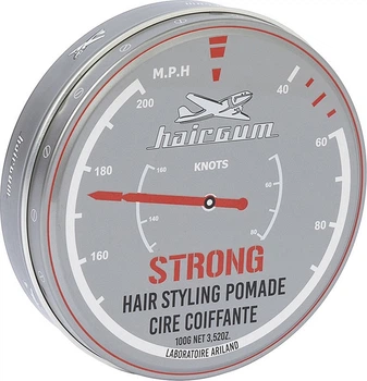 Pomada do stylizacji włosów Hairgum Strong Hair Styling Mocne utrwalenie 100 g (3426354086670)