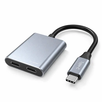 Адаптер-разветвитель USB-C 2 в 1 Schöff: видео 8K 60 Гц + зарядка PD 100 Вт, для AR-очков, смартфона, ноутбука (ST-USBC2in1-03)