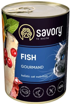 Mokra karma dla kotów Savory z rybą 400 g (30655) (4820232630655)