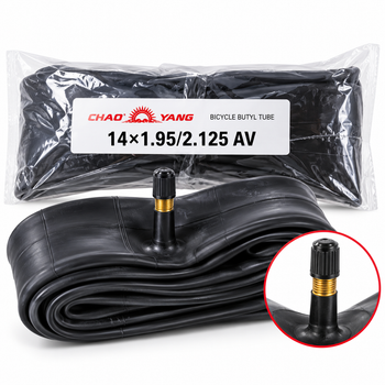 Камера велосипедная ChaoYang 14 x 1.95/2.125 AV с автомобильным ниппелем