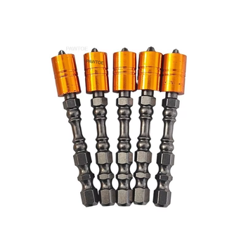 Набор магнитных бит PH2 с ограничителем глубины 1/4" Hex (5 шт.) для гипсокартона