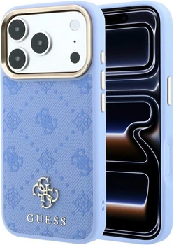 Чохол для смартфона Guess Peony 4G Small Logo MagSafe для Apple iPhone 18 Pro Max / Apple iPhone 17 Pro Max Light Blue (3666339654191)