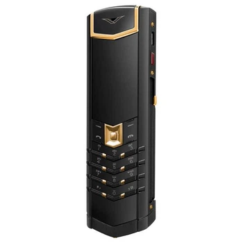 Мобільний телефон Vertu Signature S+ Black Gold INK Jade Black Calf + чехол