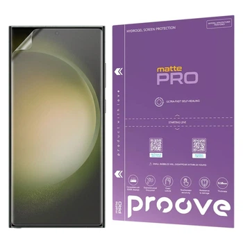 Захисна 3D гідрогелева плівка Proove PRO для Samsung Galaxy S23 Ultra, матова на екран
