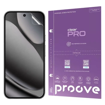 Защитная 3D гидрогелевая плёнка Proove PRO для Google Pixel 10 Pro XL, глянцевая на экран