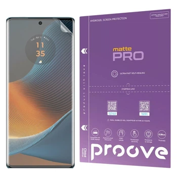 Защитная 3D гидрогелевая плёнка Proove PRO для Motorola Edge 50 Fusion, матовая на экран