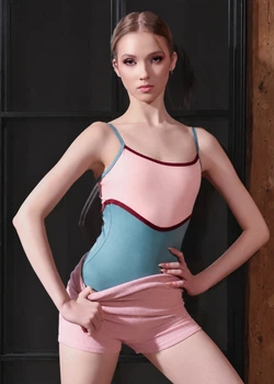 Шорти розігрівочні MILLIE з відворотом rayon rib knit, corall almond, XS