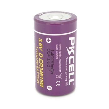 Батарейка 34615 PKCELL ER34615M 14000mAh литиевая,