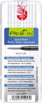 Wkłady zapasowe Pica Dry Water resistant Białe 10 szt (4260056150579)