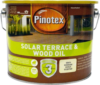 Масло AkzoNobel Pinotex Solar Terrace & Wood Oil для обработки дерева бесцветное 2.33 л (4740182273859)