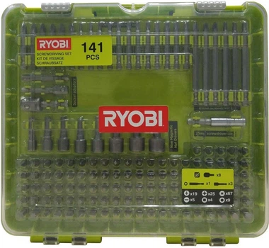 Набір біт і свердел RYOBI RAKD141 141 шт (4892210184276)