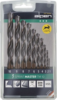 Набір свердел Alpen Sprint Master для металу (9002741208531)