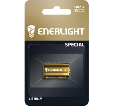 Літієва батарейка Enerlight CR123A 3V, 1 шт