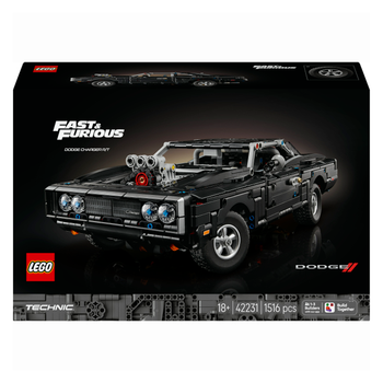 Конструктор LEGO Technic Fast and Furious Dodge Charger R/T 1516 деталей (42231)