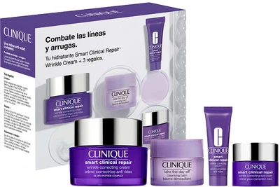Zestaw do pielęgnacji twarzy Clinique Smart Clinical Repair Krem 50 ml + Serum 10 ml + Krem pod oczy 5 ml + Balsam do demakijażu 15 ml (192333342183)
