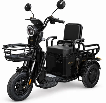 Электроскутер трехколесный ATLAS Ant 800W Black