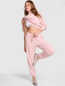 Жіночі спортивні штани на флісі Victoria’s Secret PINK Campus Fleece М (Regular) (27131310)