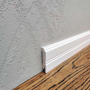 Плинтус MDF Kluchuk RAL 9003 60х12х2000 Белый (MDF LF-02)